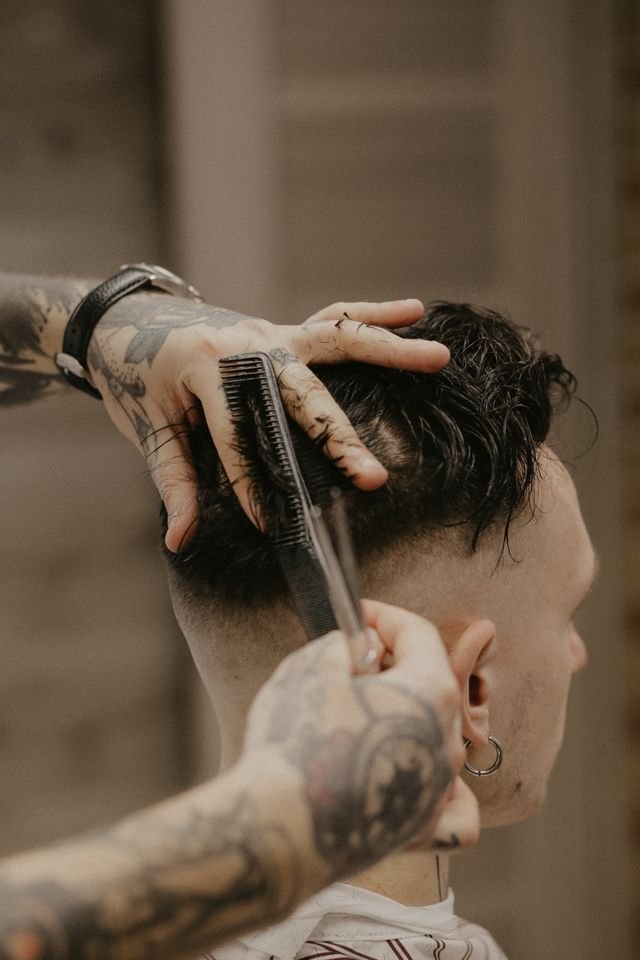 Low fade haircut